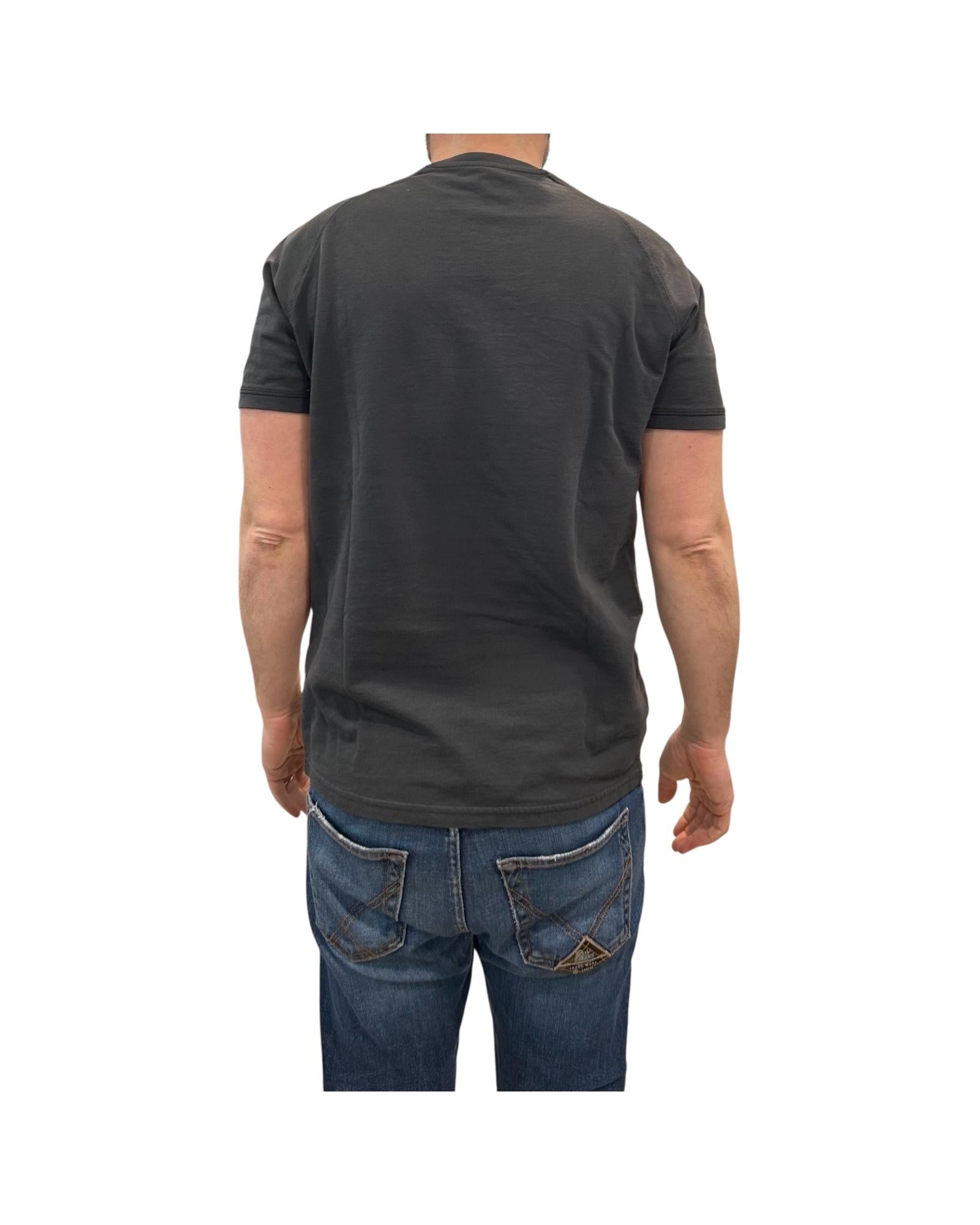 T-shirt Uomo Salem Raglan Faded black 1006 03 FADED BLACK BL'KER 