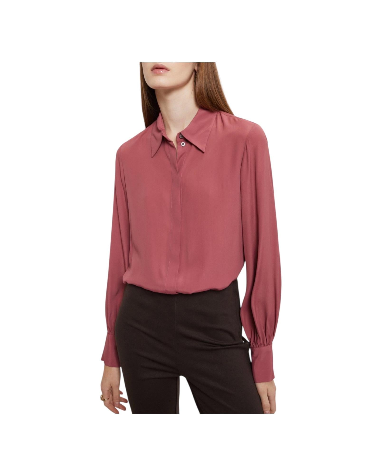 Camicia fluida Mouve Wood BNT DC4986 MOUVE WOOD OTTOD'AME
