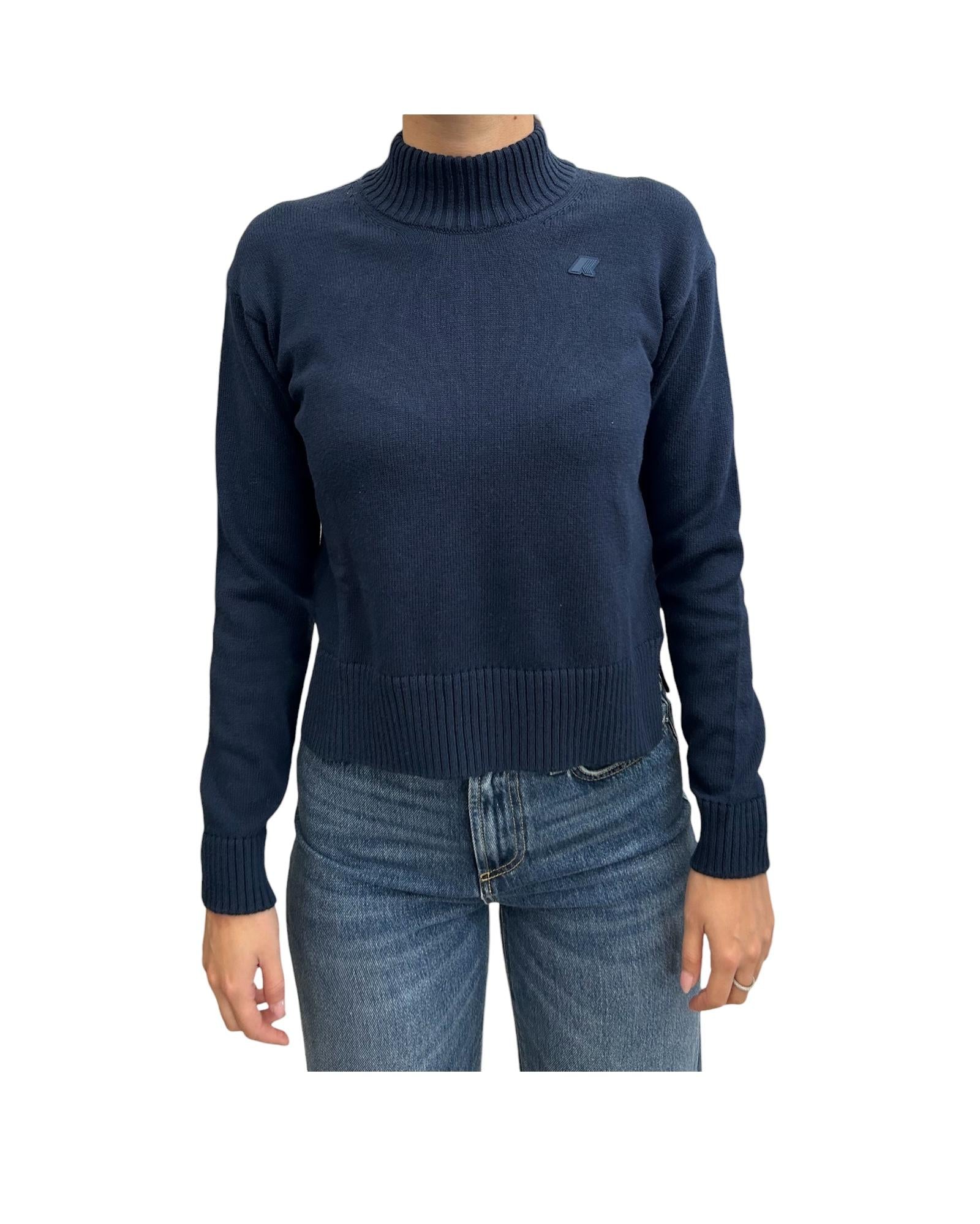 Maglione Agata Cotton Cashmere Blue dress K81341W B29 K-way