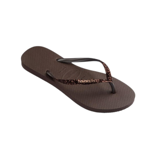 Havaianas Glitter Dark Brown 64022000 GLITTER DARK BROWN HAVAIANAS 