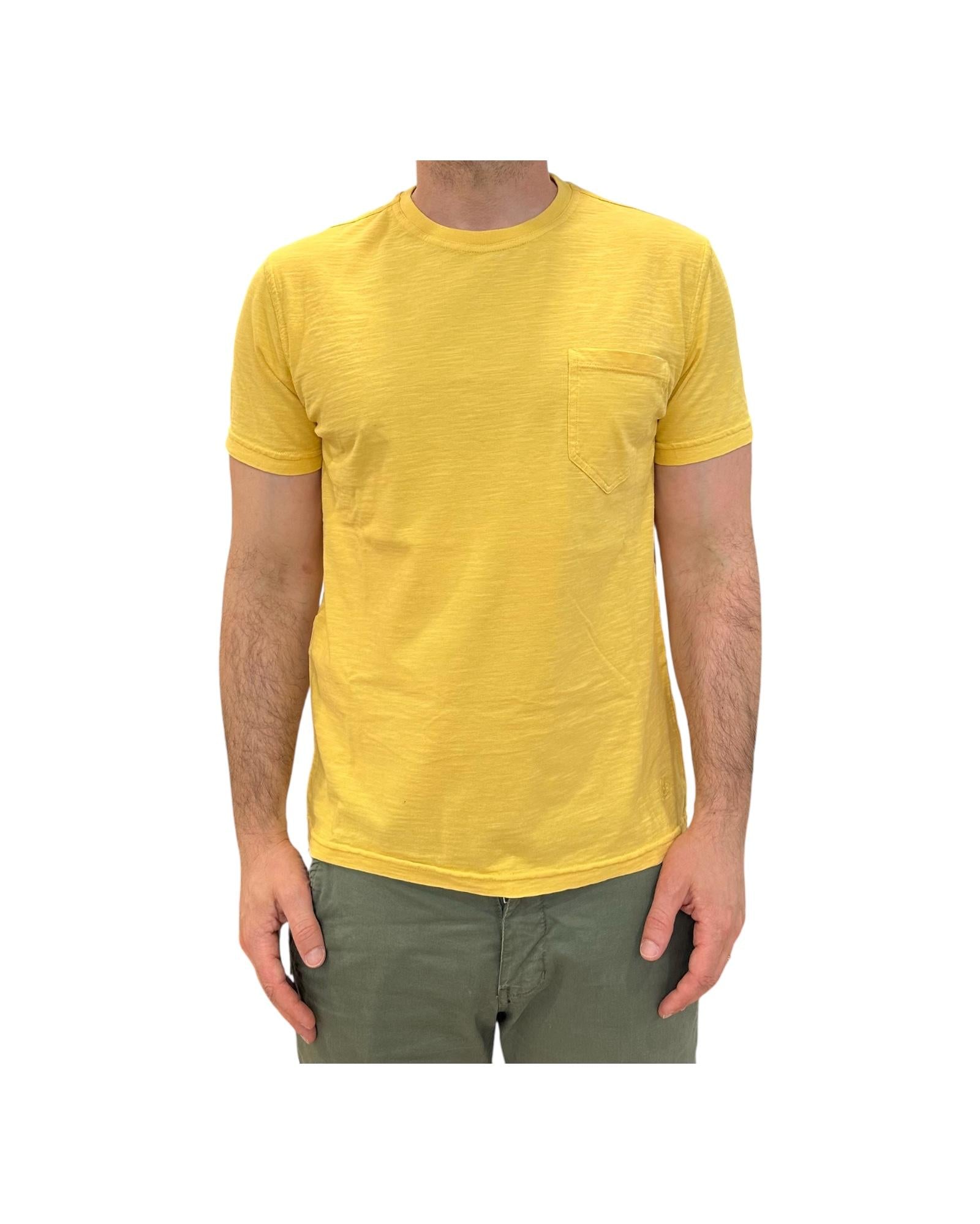 T-shirt Uomo Casco Bay Fiammata, yellow 1001 YELLOW BL'KER
