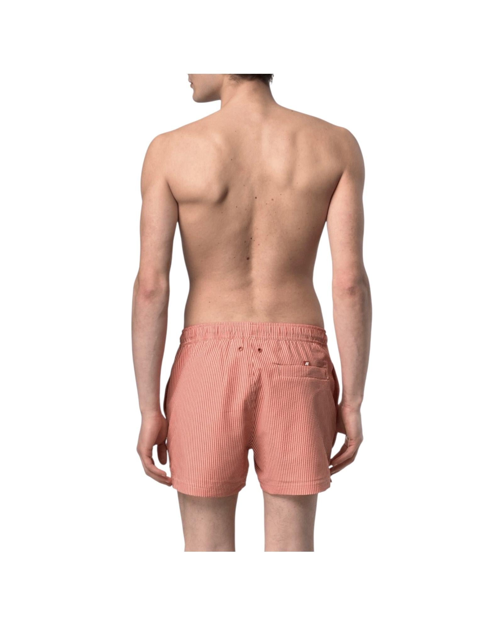 Costume a righe White Orange brownish K8141KW C07 K-WAY 