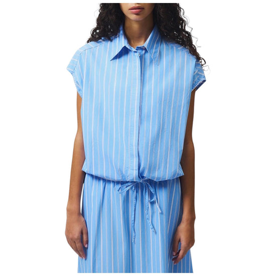 Camicia Tide in popeline a righe RND90275CQ450124 C0344 ROY ROGER'S 
