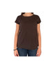 T-Shirt donna in cotone moro