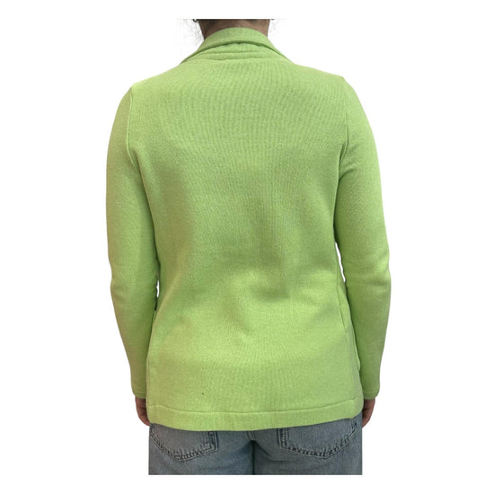 Blazer in cotone Verde GIACCA COTONE VERDE LIME SUSAN DI 