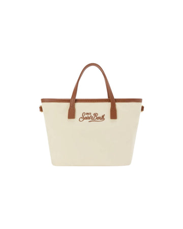 Borsa City Mini in nylon Panna CB0005 01818L MC2 SAINT BARTH 