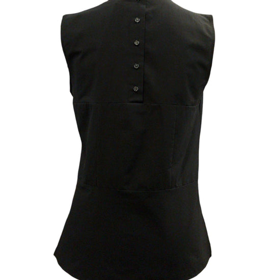 Top in popeline nero. PCH DT9180 NERO OTTOD'AME 