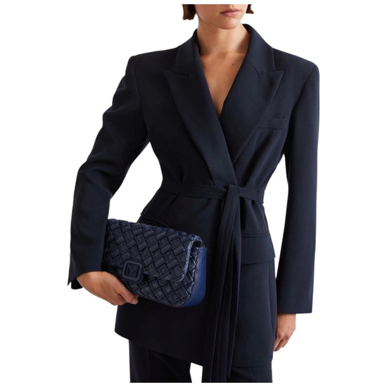 Borsa Le Muse medium con intreccio Blu EMILY 003 MARELLA 