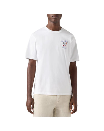 T-shirt con ricamo King of the Grill POT0001 04334L MC2 SAINT BARTH 