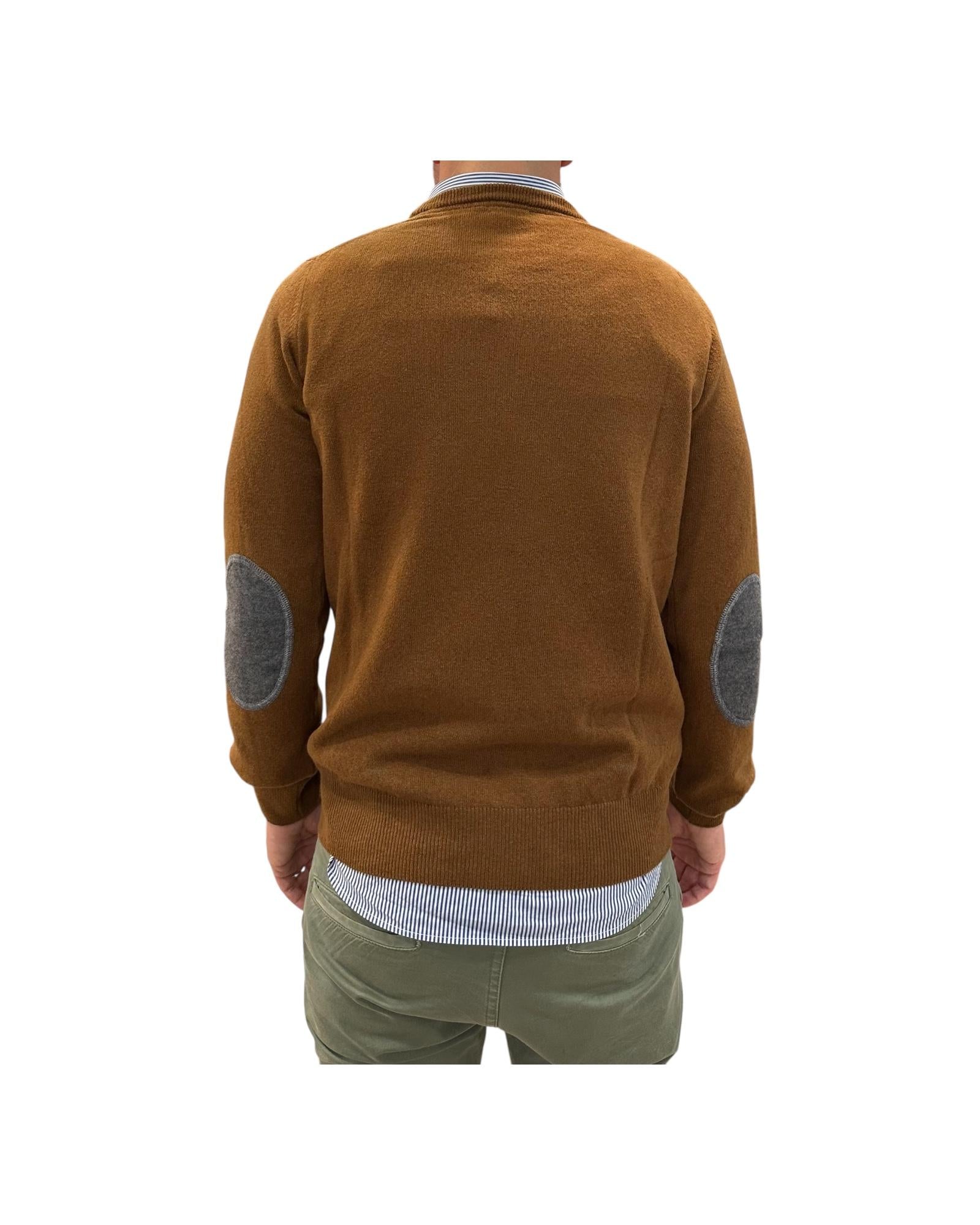 Maglione girocollo Tabacco 15055T 135 RETOIS 