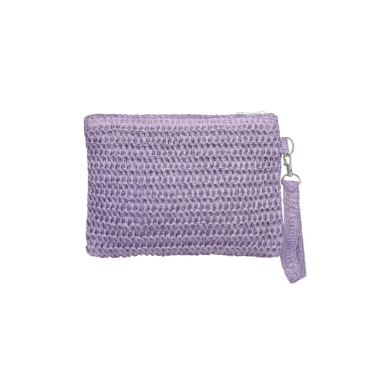 Pochette in rafia Lilac SW0007 LILAC F**K 