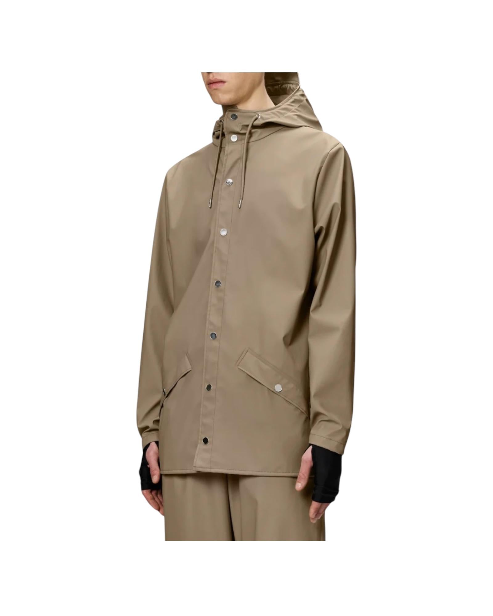Giacca Unisex Antipioggia Beige RA12010 BEI RAINS 