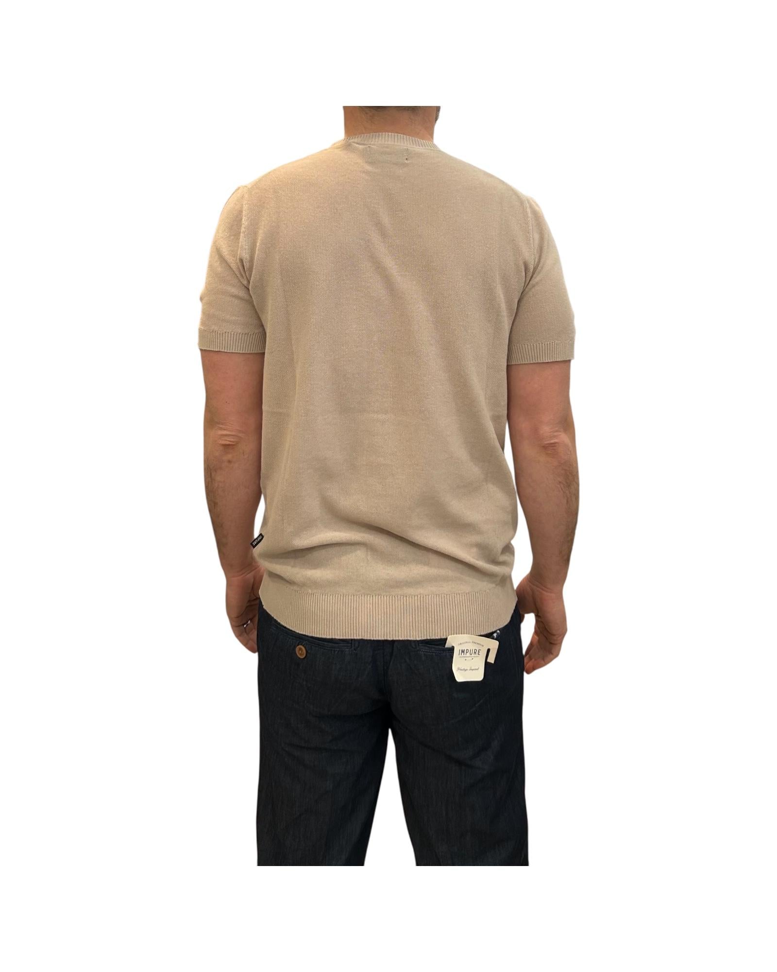 Maglia in cotone leggero Ecru JARED CTNC56 IMPURE 