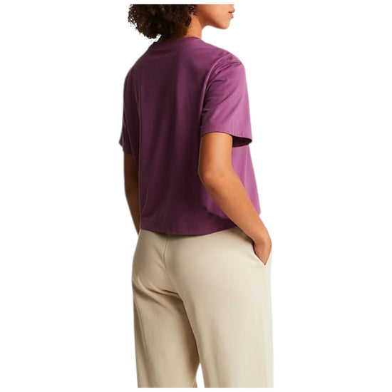 T-shirt evolution simple dome cropped relaxed Chroma purple W EVO SD RELAXED CHROMA PURPLE THE NORTH FACE 