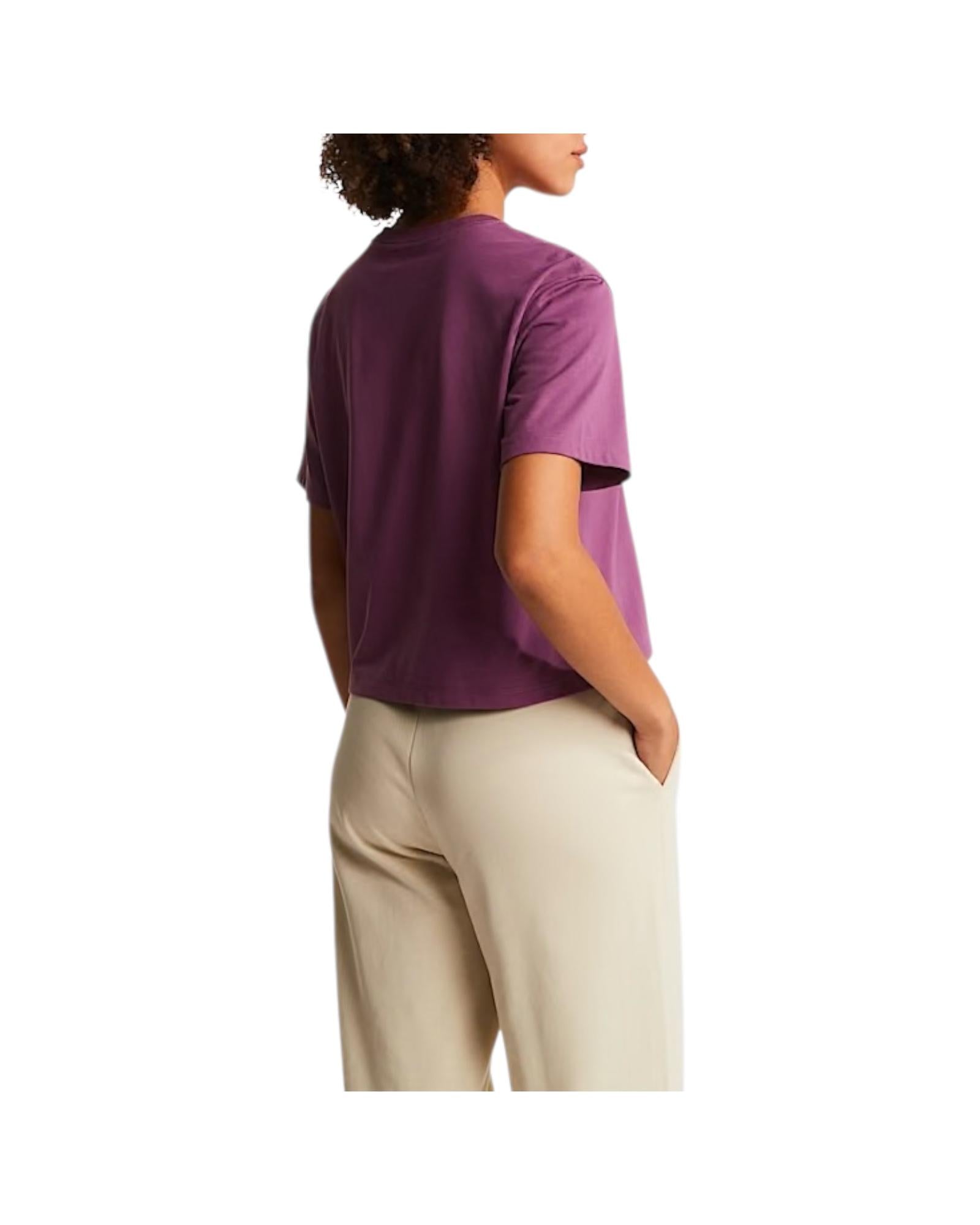 T-shirt evolution simple dome cropped relaxed Chroma purple W EVO SD RELAXED CHROMA PURPLE THE NORTH FACE 