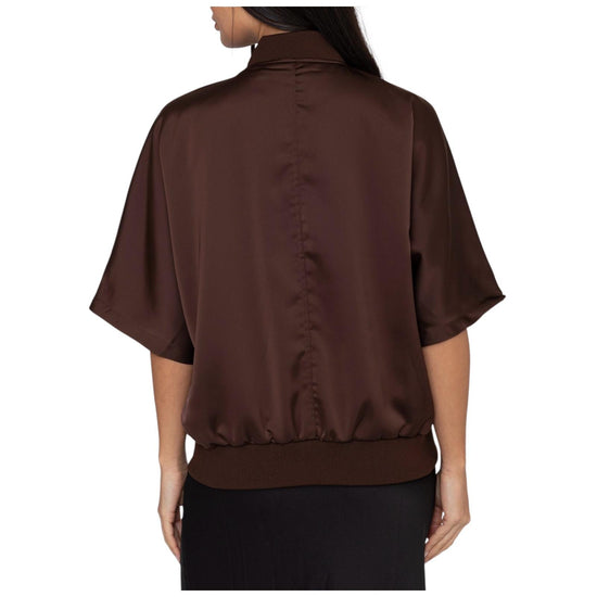 Bomber manica 3/4 Brown BWHILLCRB6 BROWN BOMBERS ORIGINAL 