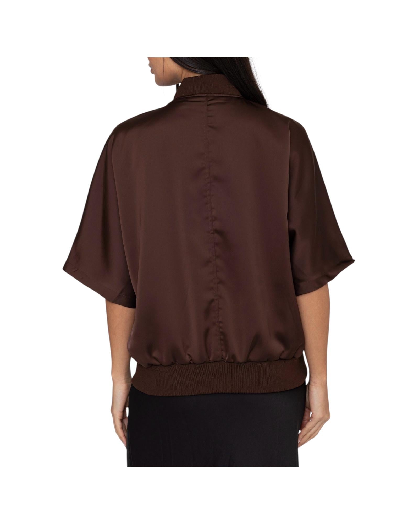 Bomber manica 3/4 Brown BWHILLCRB6 BROWN BOMBERS ORIGINAL 