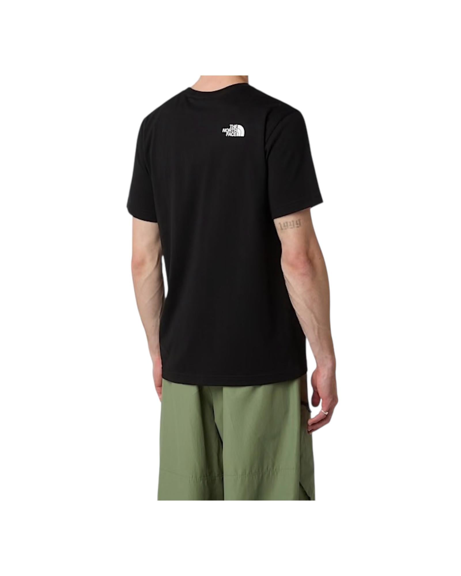 T-shirt Simple Dome Black NF0A87NG BLACK THE NORTH FACE 