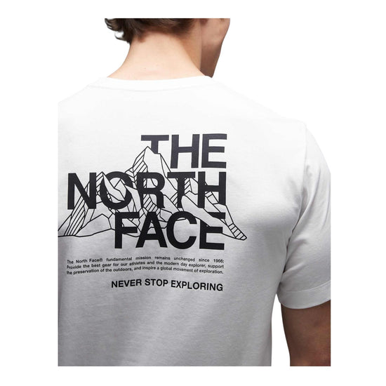 T-shirt Mountain Sketch White M MNT SKTCH RG WHITE THE NORTH FACE 