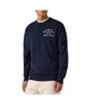 Maglione girocollo con ricamo Blu