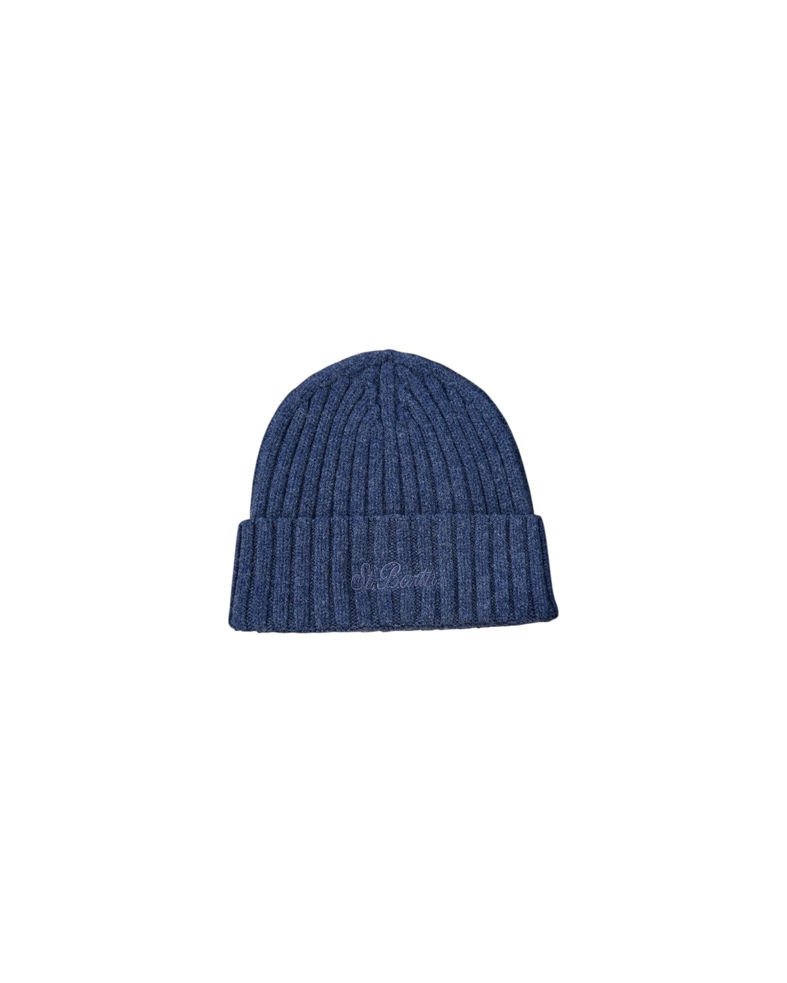 Cappello Wengen in lana merino Denim WENG027 00059I MC2 SAINT BARTH