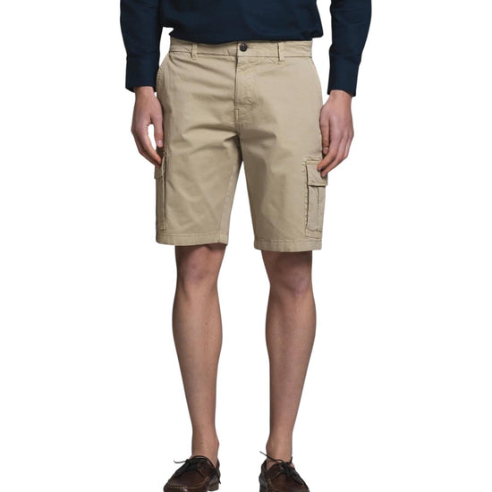 Bermuda Cargo in cotone stretch Desert DANNY GABC68 IMPURE 
