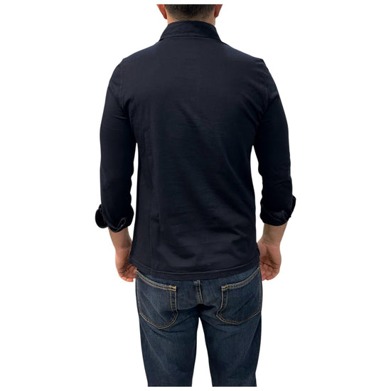 Polo con bottoni manica lunga Navy 2503 NAVY BL'KER 