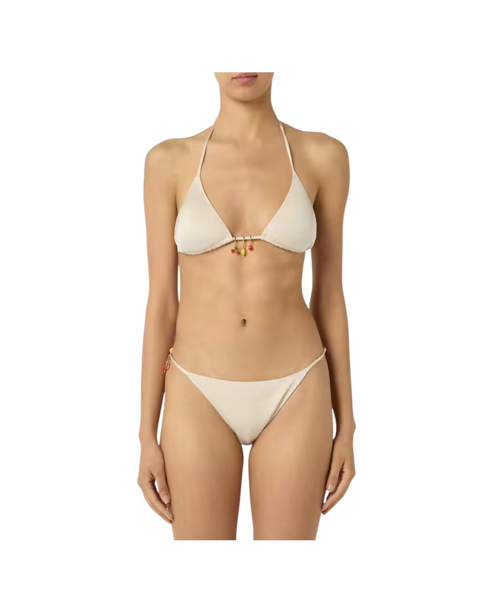 Bikini Beige con cahrms LEZ0001 01205L MC2 SAINT BARTH 