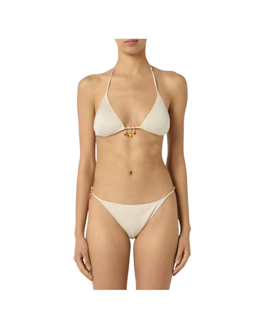 Bikini Beige con cahrms LEZ0001 01205L MC2 SAINT BARTH 