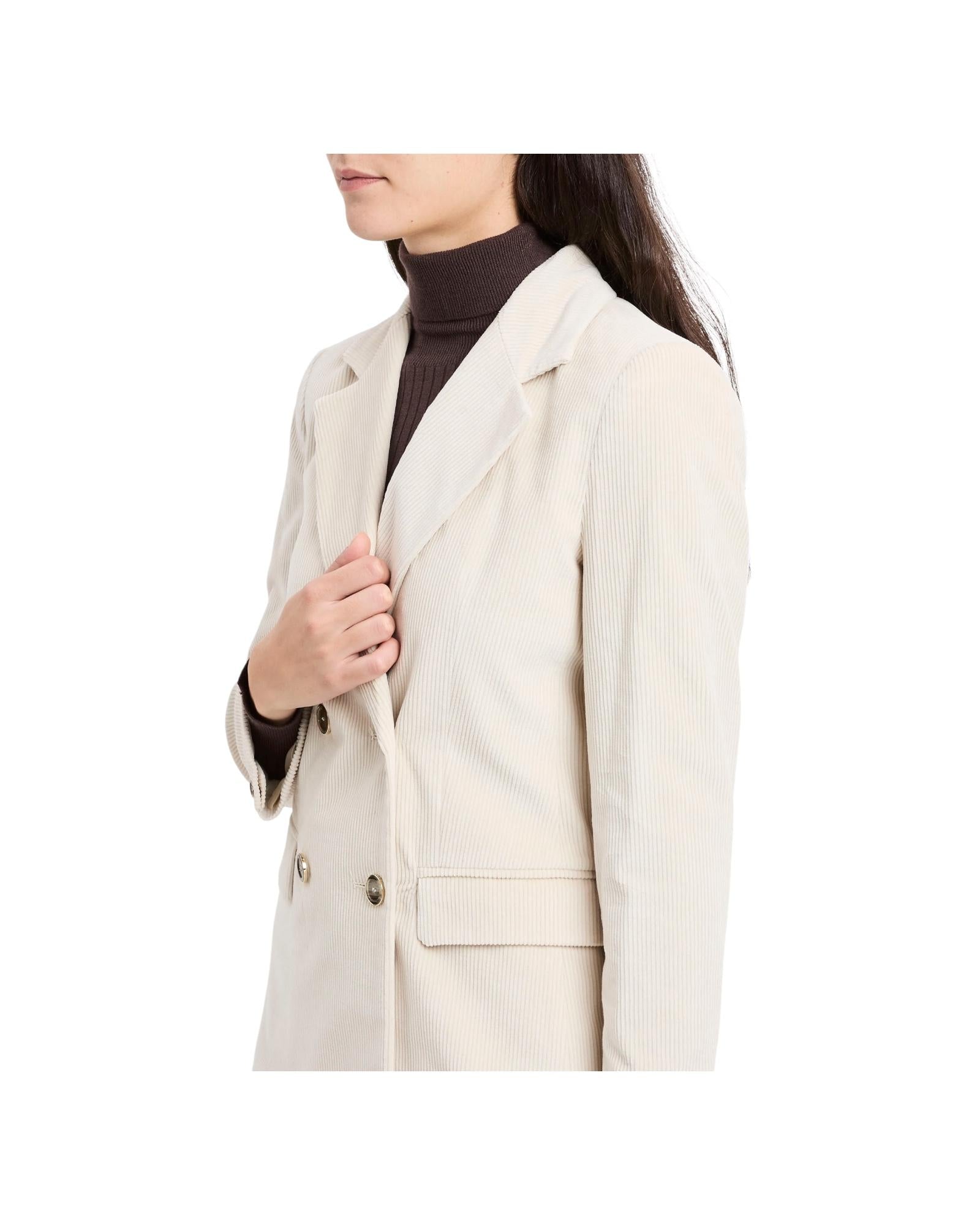 Blazer in velluto Panna VALERY 001 MARELLA 