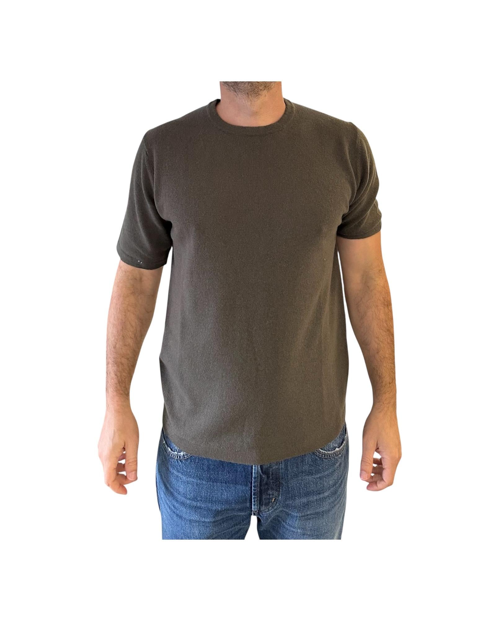 Maglia a maniche corte Muschio 0037 42 WOOL&CO 