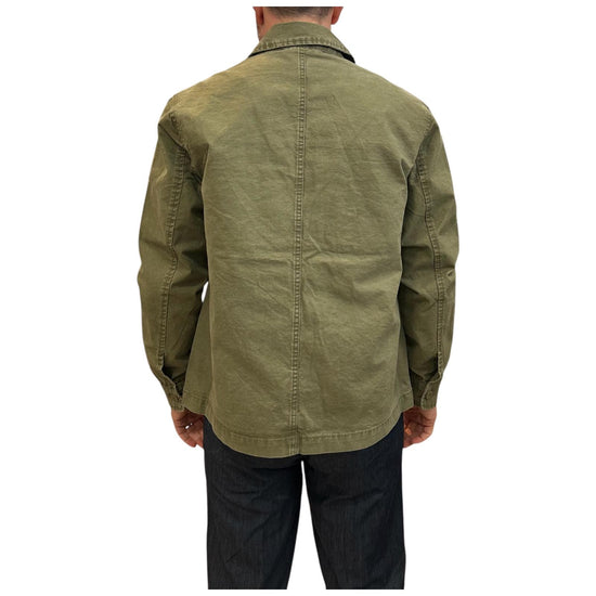 Overshirt in cotone Wash Military green GATOR SLBC03 IMPURE 