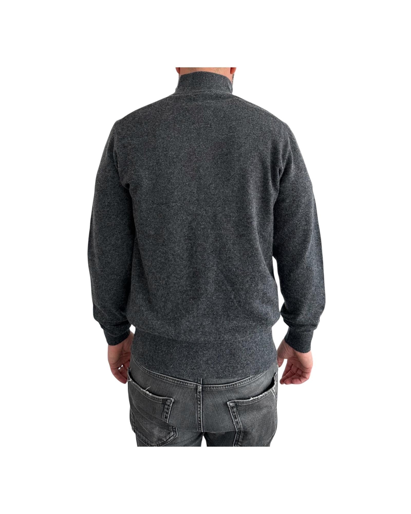 Cardigan con bottoni Antracite 87007 214 CAVALIERI MILANO 