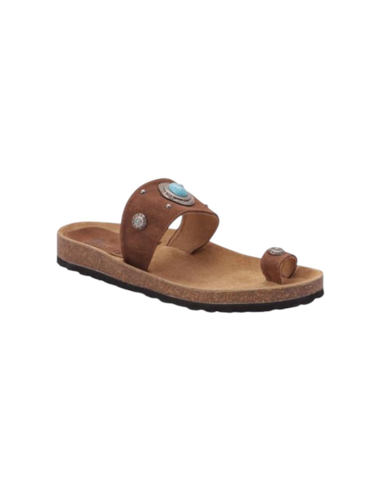 Sandalo brahma Suede Castagna BRAMMA SUEDE CASTAGNA TAJI 
