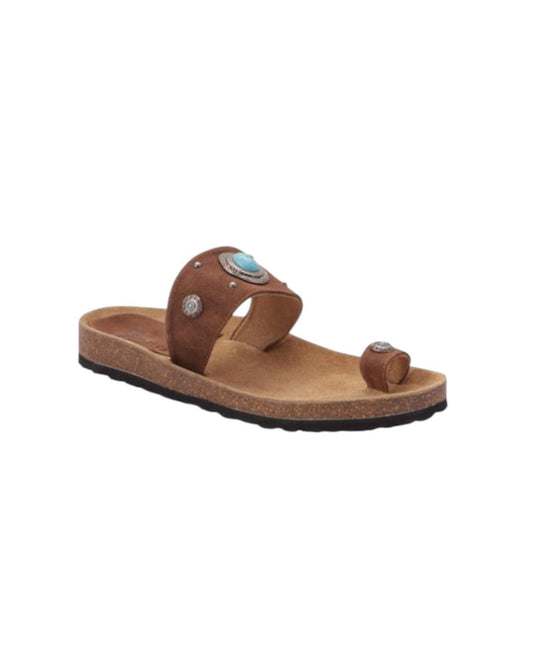 Sandalo brahma Suede Castagna BRAMMA SUEDE CASTAGNA TAJI 
