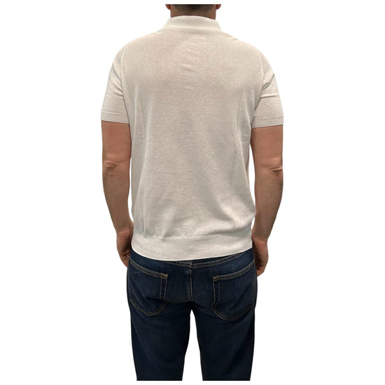 Polo in cotone Crepe Latte 12106 100 RETOIS 
