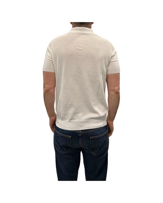 Polo in cotone Crepe Latte 12106 100 RETOIS 