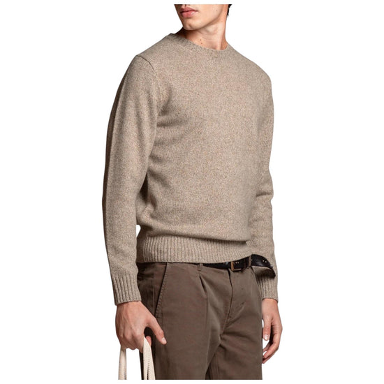 Maglione in moulinè Beige DUKE WN7C51 IMPURE 