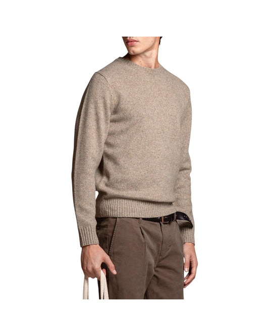 Maglione in moulinè Beige DUKE WN7C51 IMPURE 